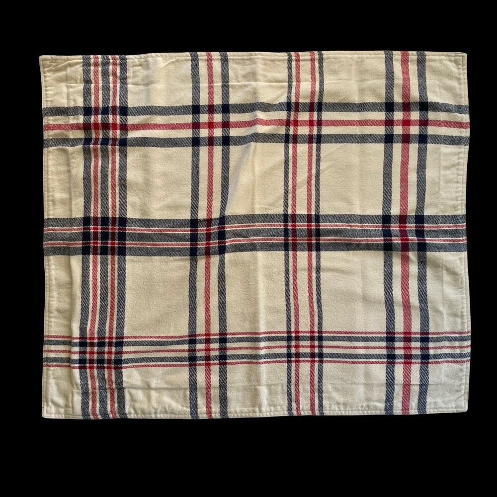 Lauren Ralph Lauren "Talmadge Hill" Plaid Pillow Sham Standard Size Flannel